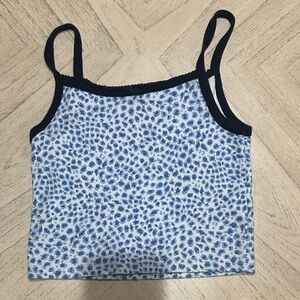 Brandy Melville Black and White Tank Top